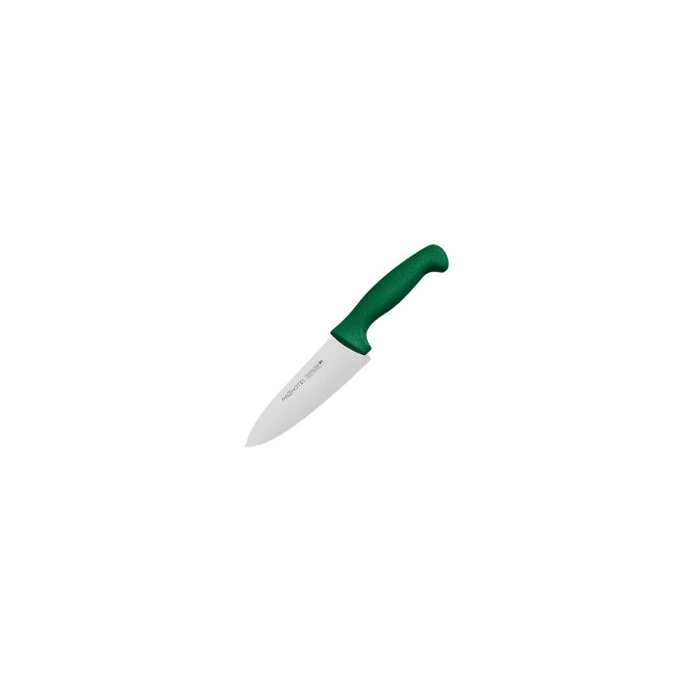 Нож поварской, лезвие 15 см, сталь, зеленый YangD