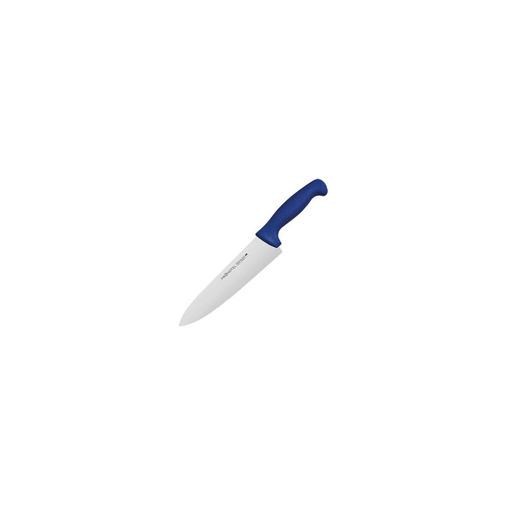 Нож поварской, лезвие 20 см, сталь, синий YangD