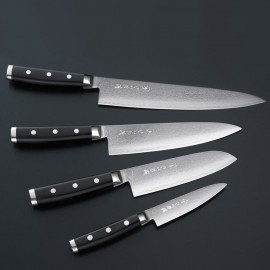 Набор ножей (нож универсальный 12 см и точилка), серия GOU, YAXELL