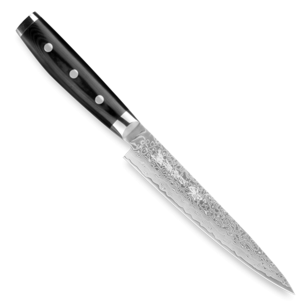 Нож для тонкой нарезки 18 см, дамасская сталь, серия Gou, YAXELL