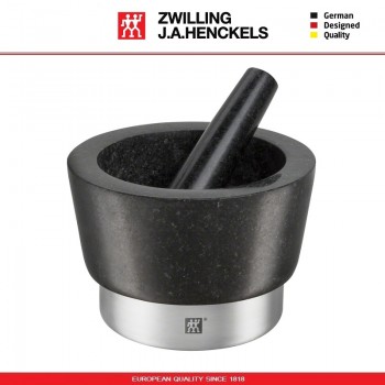 Ступка Spices для специй с пестиком, гранит, сталь, Zwilling