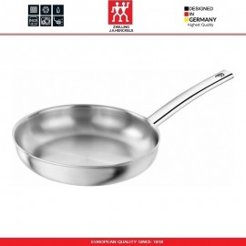 Сковорода Prime, D 20 см, индукционное дно, нержавеющая сталь 18/10, Zwilling