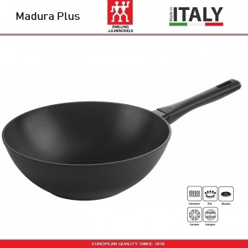 Антипригарный вок Madura Plus, D 30 см, индукционное дно, алюминий литой, Zwilling