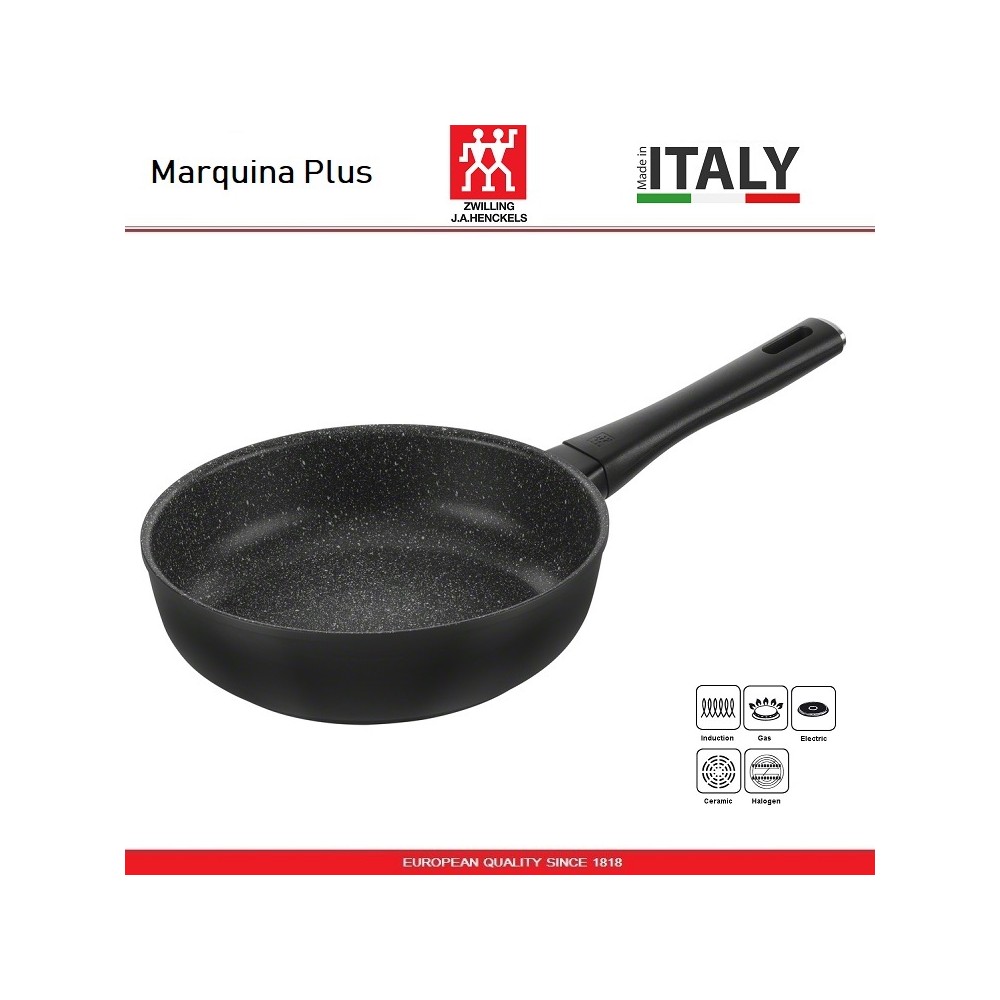 Антипригарная глубокая сковорода Marquina Plus, D 24 см, индукционное дно, алюминий литой, Zwilling