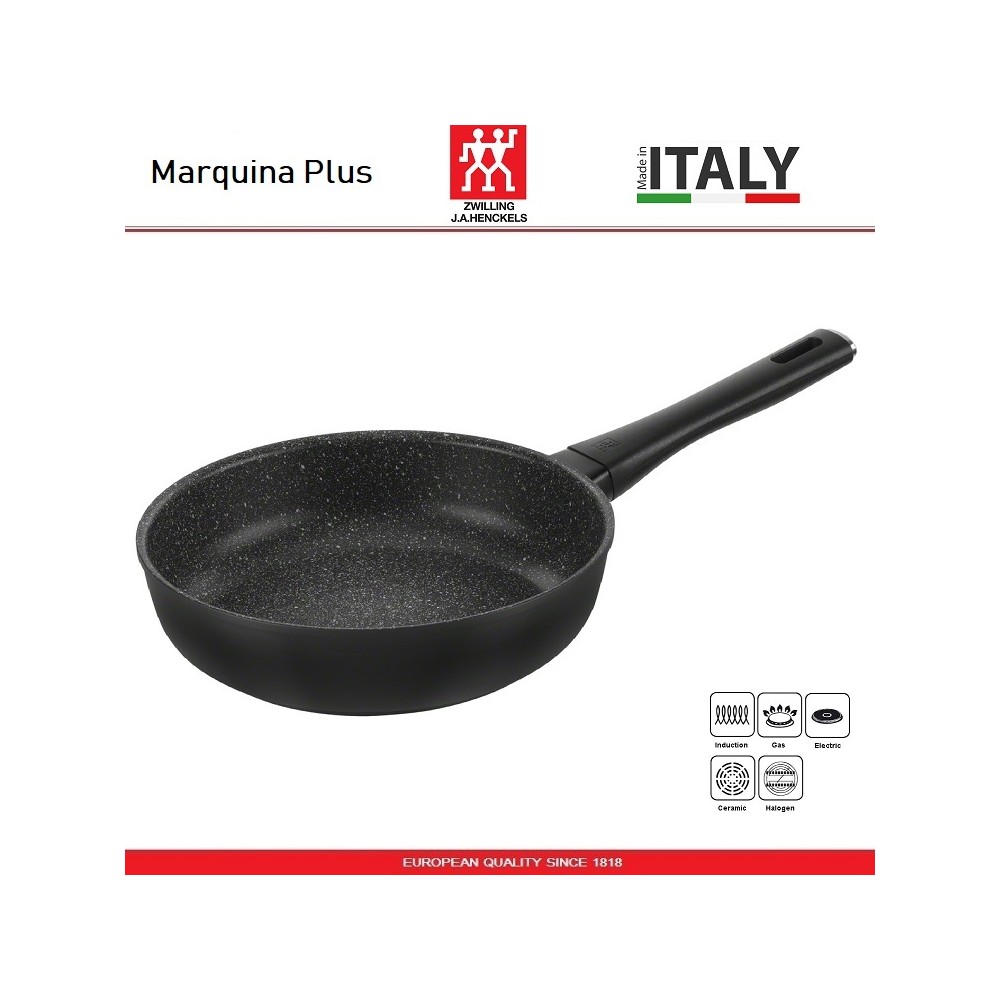 Антипригарная глубокая сковорода Marquina Plus, D 28 см, индукционное дно, алюминий литой, Zwilling