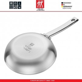 Сковорода Prime, D 20 см, индукционное дно, нержавеющая сталь 18/10, Zwilling