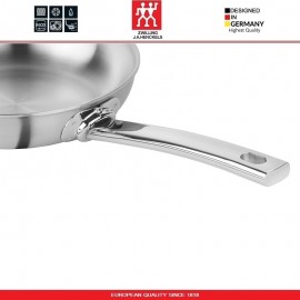Сковорода Prime, D 20 см, индукционное дно, нержавеющая сталь 18/10, Zwilling